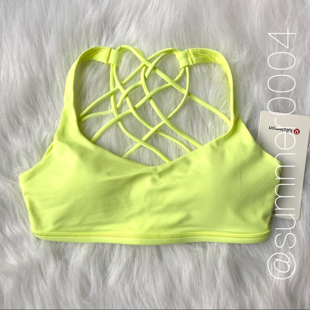 NWT Lululemon Free To Be Wild Bra Florid Flash 4 - Picture 3 of 8